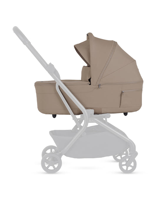 Silver Cross Nia-World's First & Only Cabin Approved Stroller & Carry Cot Travel System-Champagne