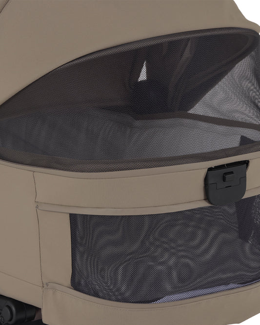 Silver Cross Nia-World's First & Only Cabin Approved Stroller & Carry Cot Travel System-Champagne