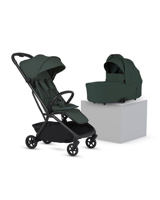 Silver Cross Nia-World's First & Only Cabin Approved Stroller & Carry Cot Travel System-Conifer