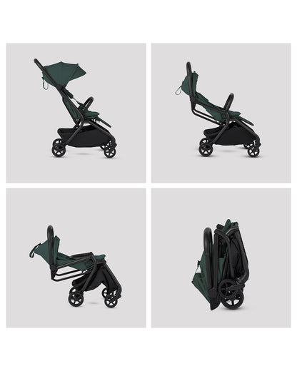 Silver Cross Nia-World's First & Only Cabin Approved Stroller & Carry Cot Travel System-Conifer