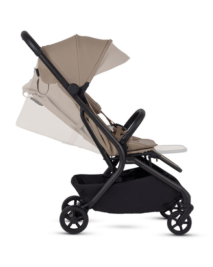 Silver Cross Nia-World's First & Only Cabin Approved Stroller & Carry Cot Travel System-Champagne