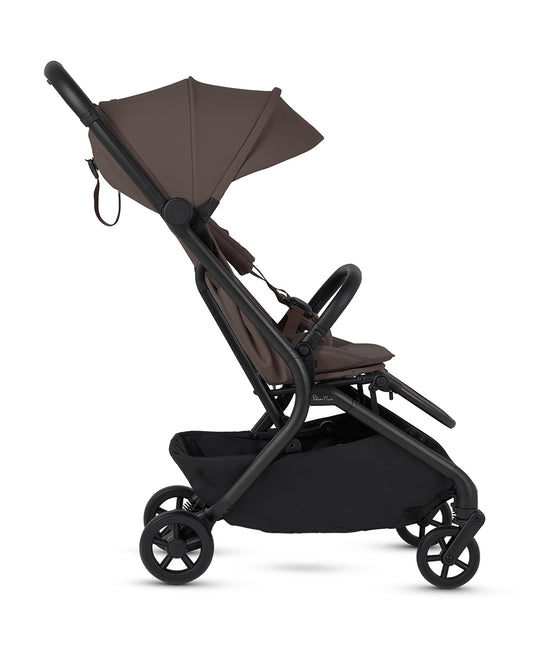 Silver Cross Nia-World's First & Only Cabin Approved Stroller & Carry Cot Travel System-Chocolate
