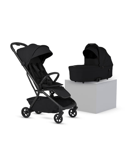 Silver Cross Nia-World's First & Only Cabin Approved Stroller & Carry Cot Travel System-Onyx