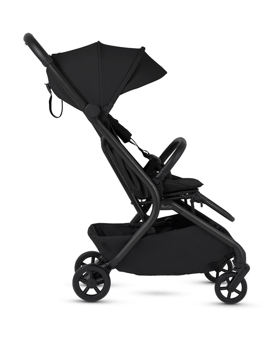 Silver Cross Nia-World's First & Only Cabin Approved Stroller & Carry Cot Travel System-Onyx