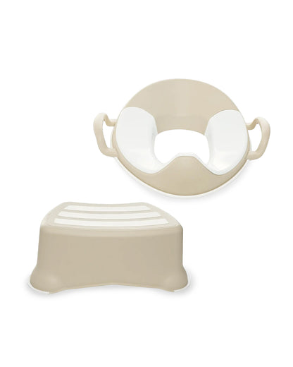 My Carry Potty Natural My Little Potty Seat with Step Stool-15M+