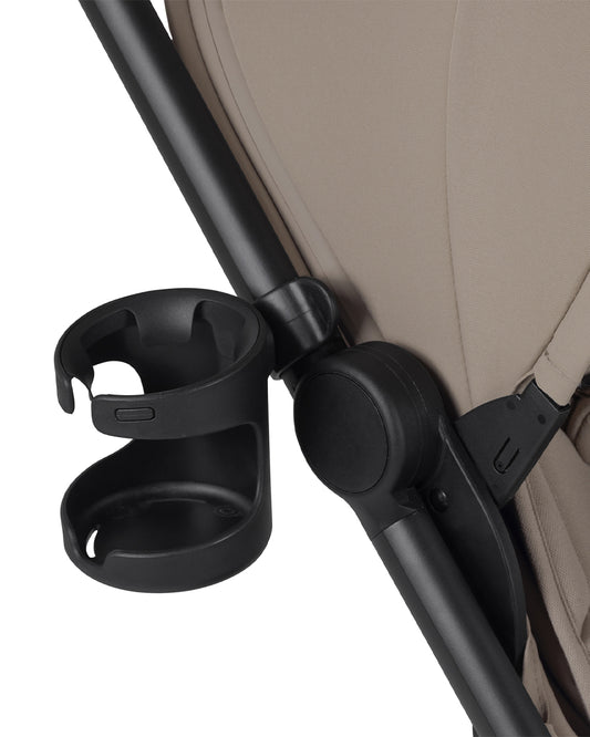 Silver Cross Nia Cup Holder-Attach to Stroller Frame-2 Years Warranty-Black