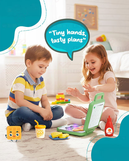 Wembley Mini Chef's Corner Waffle Maker-Pretend & Play Toy-with Light, Sound & Color Changing Waffles-Encourage Imaginative Play-36M+