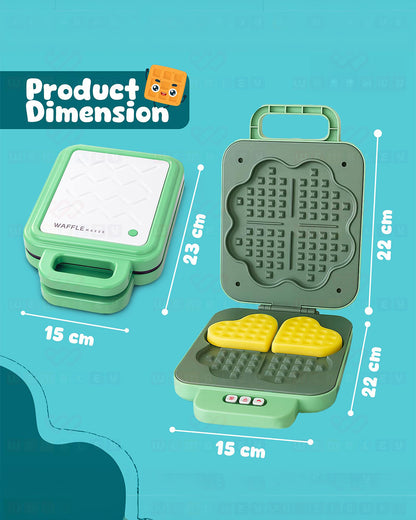 Wembley Mini Chef's Corner Waffle Maker-Pretend & Play Toy-with Light, Sound & Color Changing Waffles-Encourage Imaginative Play-36M+