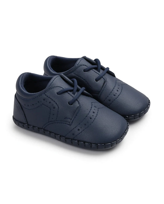 Baby Doe Black Slip On Shoes-For Infants