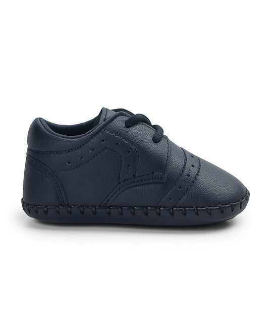 Baby Doe Black Slip On Shoes-For Infants