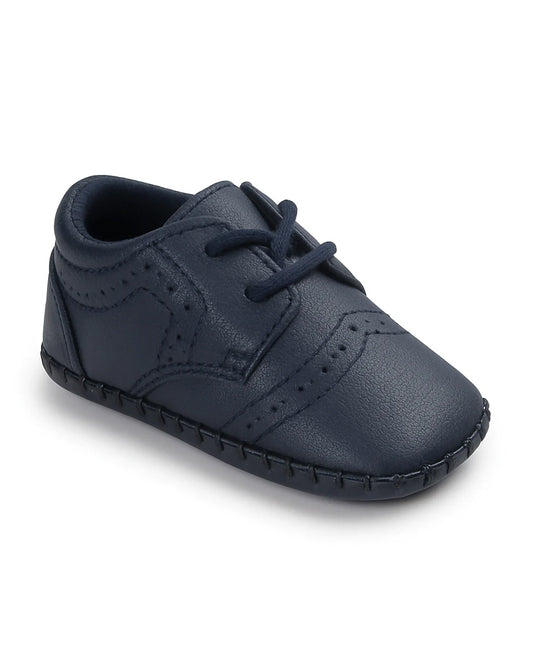Baby Doe Black Slip On Shoes-For Infants