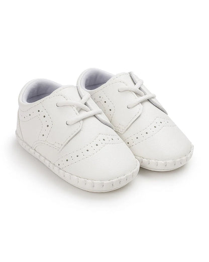 Baby Doe White Slip On Shoes-For Infants