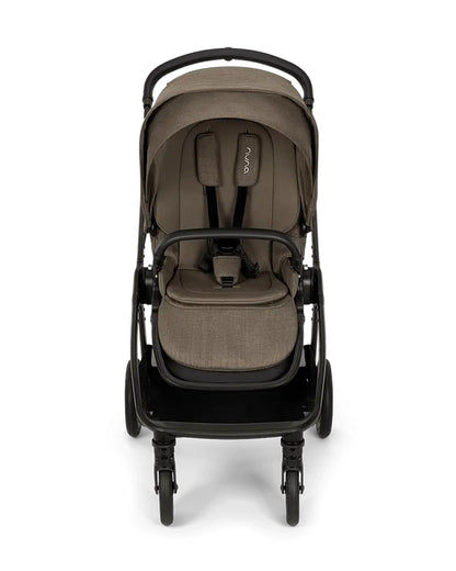 Nuna TRIV Next Baby Stroller-With Cup Holder-One Hand Fold-Includes Rain Cover & Post Adaptors-2 Years Warranty-Pram for 0 to 4Y (Upto 22Kg)-Pistachio