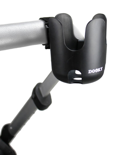 Dooky Universal Stroller Cup Holder-Easy To Attach-Adjustable Velcro Strap