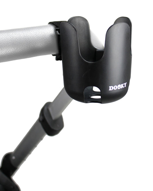 Dooky Universal Stroller Cup Holder-Easy To Attach-Adjustable Velcro Strap