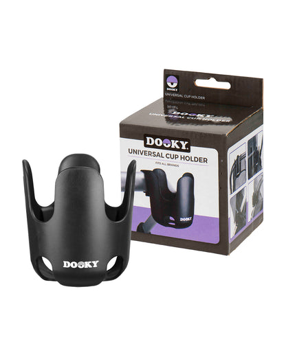 Dooky Universal Stroller Cup Holder-Easy To Attach-Adjustable Velcro Strap