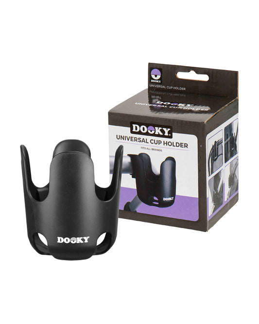 Dooky Universal Stroller Cup Holder-Easy To Attach-Adjustable Velcro Strap