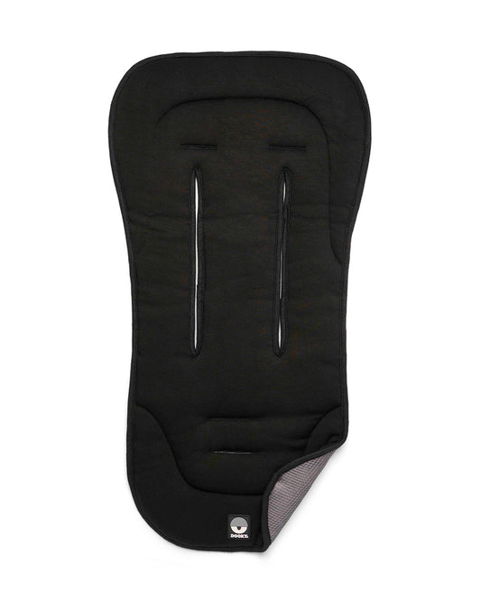 Dooky Stroller Seat Liner-Suitable For Strollers & Car Seats-Regulates Temperature (Cool In Summer & Warm In Winter)-Anti Slip Bottom Keeps It Securely In Place-Black
