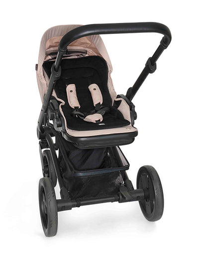 Dooky Stroller Seat Liner-Suitable For Strollers & Car Seats-Regulates Temperature (Cool In Summer & Warm In Winter)-Anti Slip Bottom Keeps It Securely In Place-Black