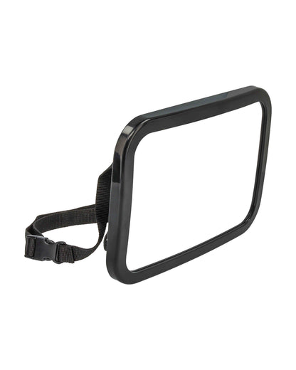 Dooky Baby Car Mirror-For Rear Facing Seat-360 Degrees Rotatable-Crash Tested Clear Convex View Car Mirror-Quick & Easy To Attach With Two Straps