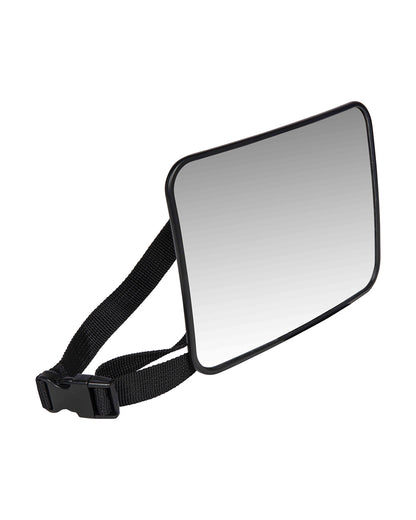 Dooky Baby Car Mirror Small-For Rear Facing Seat-360 Degrees Rotatable-Crash Tested Clear Convex View Car Mirror-Quick & Easy To Attach With Two Straps