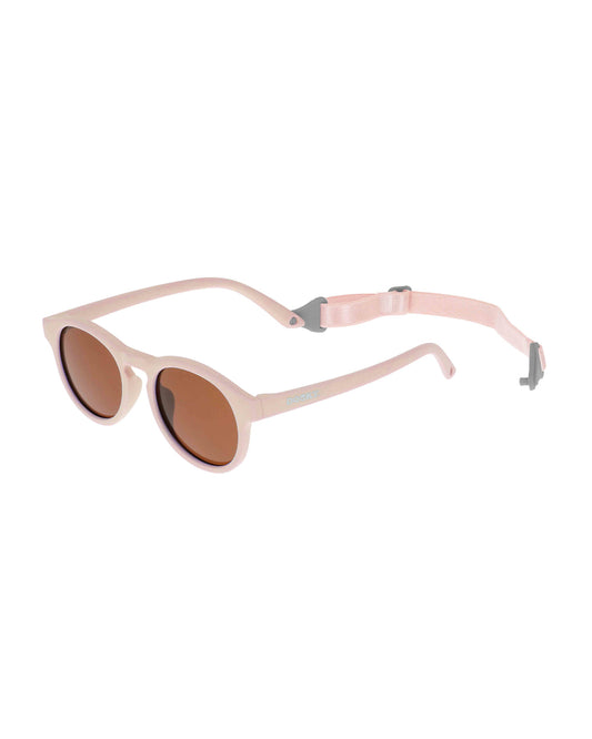 Dooky Aruba Pink Sunglasses-UV 400 Protection & Polarized Lens-Detachable Strap-For Infants