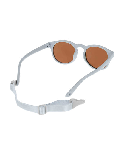 Dooky Aruba Blue Sunglasses-UV 400 Protection & Polarized Lens-Detachable Strap-For Infants