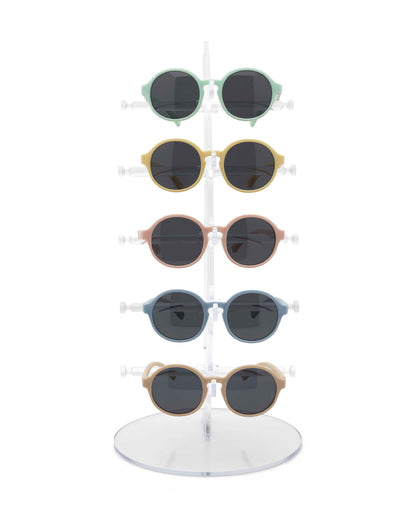 Dooky Fiji Peach Sunglasses-UV 400 Protection & Polarized Lens-Detachable Strap-For Infants
