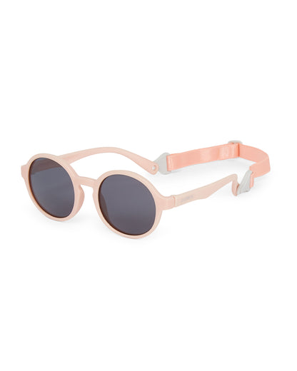 Dooky Fiji Peach Sunglasses-UV 400 Protection & Polarized Lens-Detachable Strap-For Infants