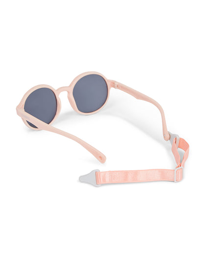 Dooky Fiji Peach Sunglasses-UV 400 Protection & Polarized Lens-Detachable Strap-For Infants