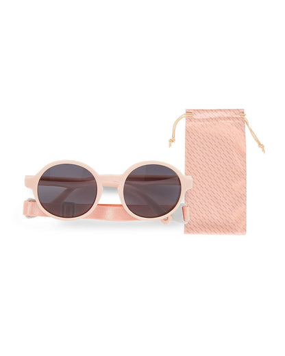 Dooky Fiji Peach Sunglasses-UV 400 Protection & Polarized Lens-Detachable Strap-For Infants