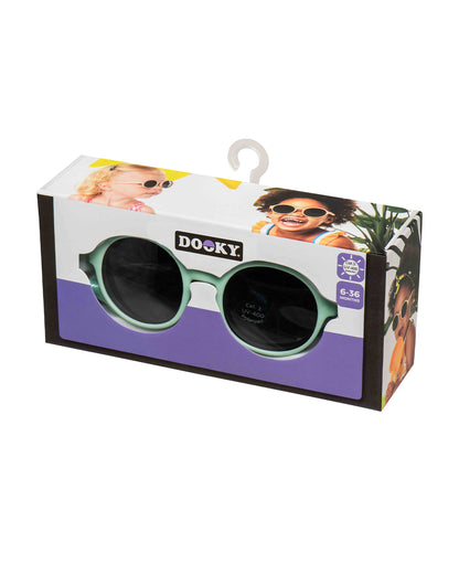 Dooky Fiji Peach Sunglasses-UV 400 Protection & Polarized Lens-Detachable Strap-For Infants