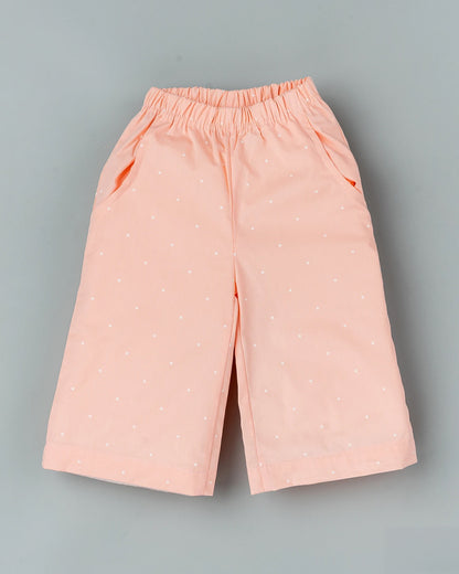 BeeLittle Pastel Pink Top & Pant Set-Floral Print-Cotton-For Infants