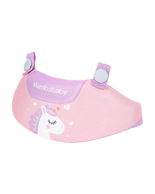 Mambobaby Swimming Armbands-Air Free Foam Design with Safety Lock Buckle & 3 Swim Modes-Detachable Chest Support-For 3 to 8Y-Unicorn-Pink