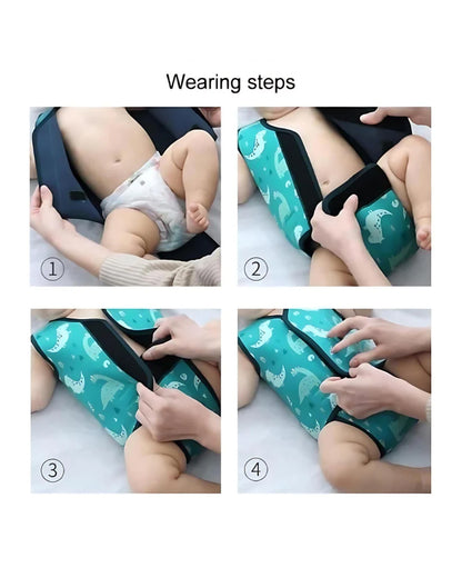 Mambobaby Nylon Thermal Wetsuit-Swimsuit-Keeps Baby Warm With 3 Layer Insulation & Quick Dry Fabric-Velcro Fastening-Dinosaur-Green-For Infants