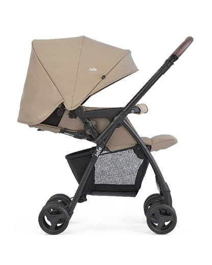 Joie Mirus Lightweight Stroller-Reversible Parent Handle Bar-Car Seat Compatible-2 Years Warranty-For 0 to 3Y (Upto 15Kg)-Beach
