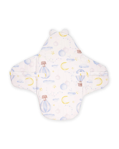 Kicks & Crawl Cloud Cuddles Baby Sleeping Nest-Equipped With Velcro Harness-With 3-Way Zip For Easy Change-Newborn Bed