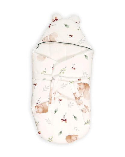 Kicks & Crawl Nutty Nest Baby Sleeping Nest-Equipped With Velcro Harness-With 3-Way Zip For Easy Change-Newborn Bed