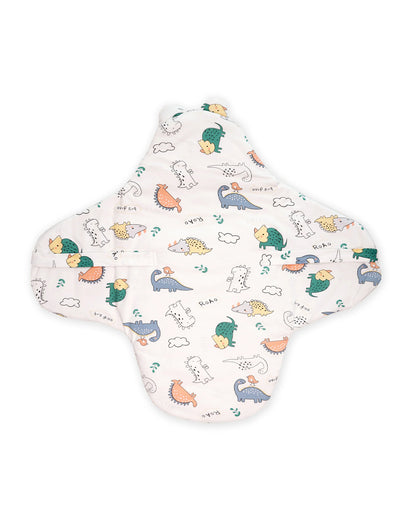 Kicks & Crawl Jurassic Cuddles Baby Sleeping Nest-Equipped With Velcro Harness-With 3-Way Zip For Easy Change-Newborn Bed