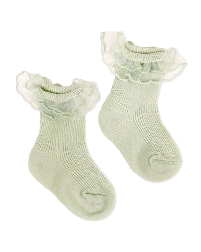 Kicks & Crawl Skin & Pastel Pink Socks-Solid-Cotton-Pack of 2-For Infants