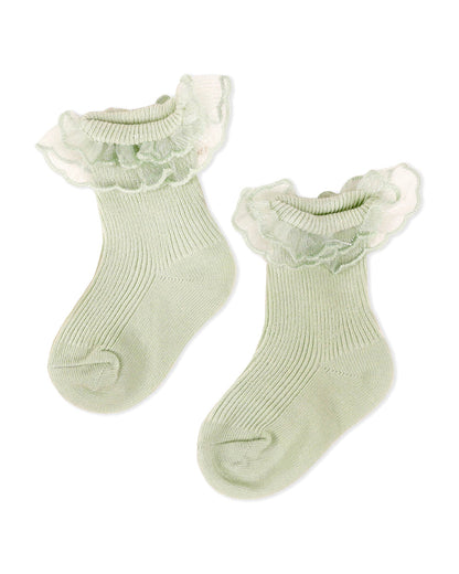 Kicks & Crawl Skin & Pastel Pink Socks-Solid-Cotton-Pack of 2-For Infants