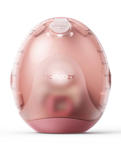 Momcozy Air 1 Ultra-Slim Double Wearable Breast Pump-Smart App with Personalized Suction & Speed Control, Wireless Charging Case with Real-Time Milk Tracking