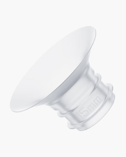 Momcozy Flange Insert 15mm-For M9 Wearable Breast Pump-Soft Silicone & Comfortable Fit-Pack of 4