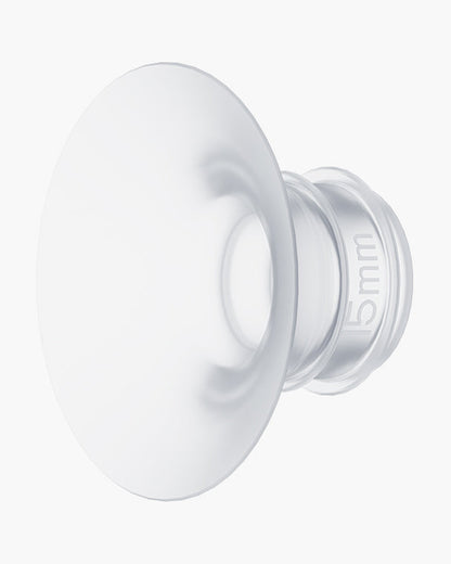 Momcozy Flange Insert 15mm-For M9 Wearable Breast Pump-Soft Silicone & Comfortable Fit-Pack of 4