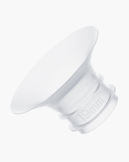 Momcozy Flange Insert 19mm-For M9 Wearable Breast Pump-Soft Silicone & Comfortable Fit-Pack of 4