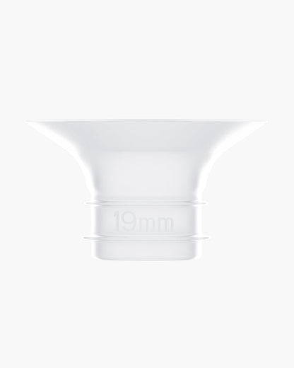 Momcozy Flange Insert 19mm-For M9 Wearable Breast Pump-Soft Silicone & Comfortable Fit-Pack of 4