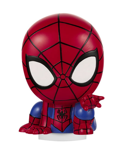 Volkano Marvel Spiderman Bluetooth Headphone with Character Mood Light-Musical Toy-Built-in Microphone with Swivel & Foldable Cups-Voice Assistant with Kids Safe 85dB Volume-3Y+