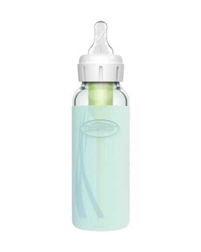 Dr. Brown's Options+ Narrow Glass Bottle Sleeves-Fits 250ml Glass Bottle-Mint-Pack of 2