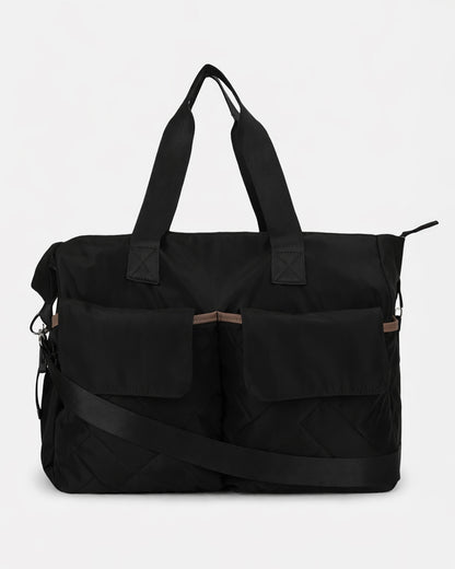 Chicco Diaper Bag with Changing Mat & Convertible Stroller Straps-Black