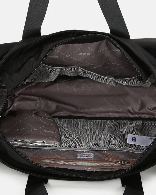 Chicco Diaper Bag with Changing Mat & Convertible Stroller Straps-Black